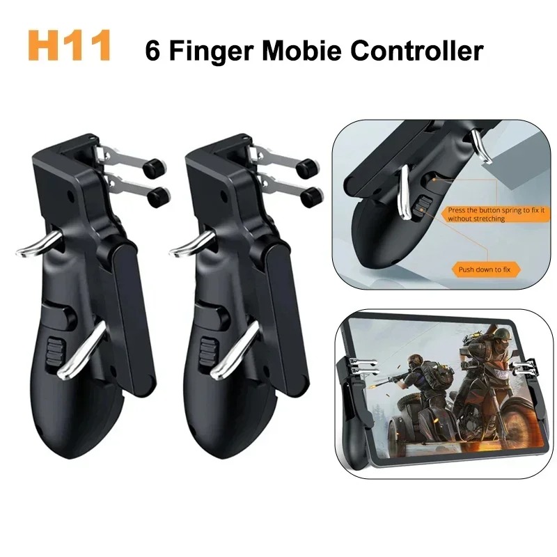Tablet Gaming Accessories - H11 Mobile Controller PUBG Aim Shooting