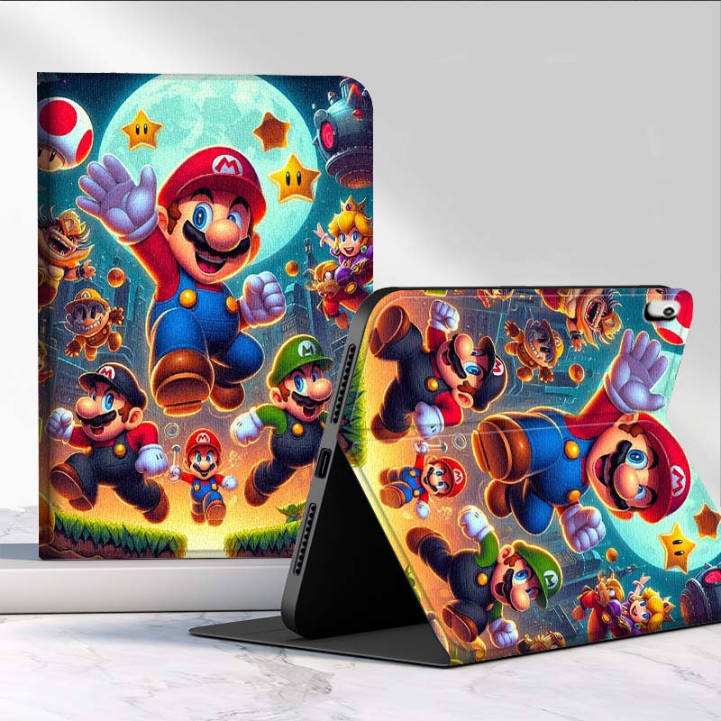 Tablet A9 Accessories - Cartoon M-Marios Art For Samsung Galaxy