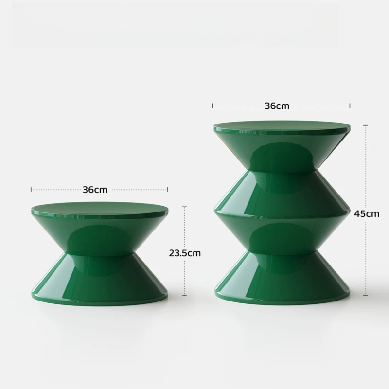 Clear Design Coffee Table Roun - Unique Table Accessories ulasan dan harga