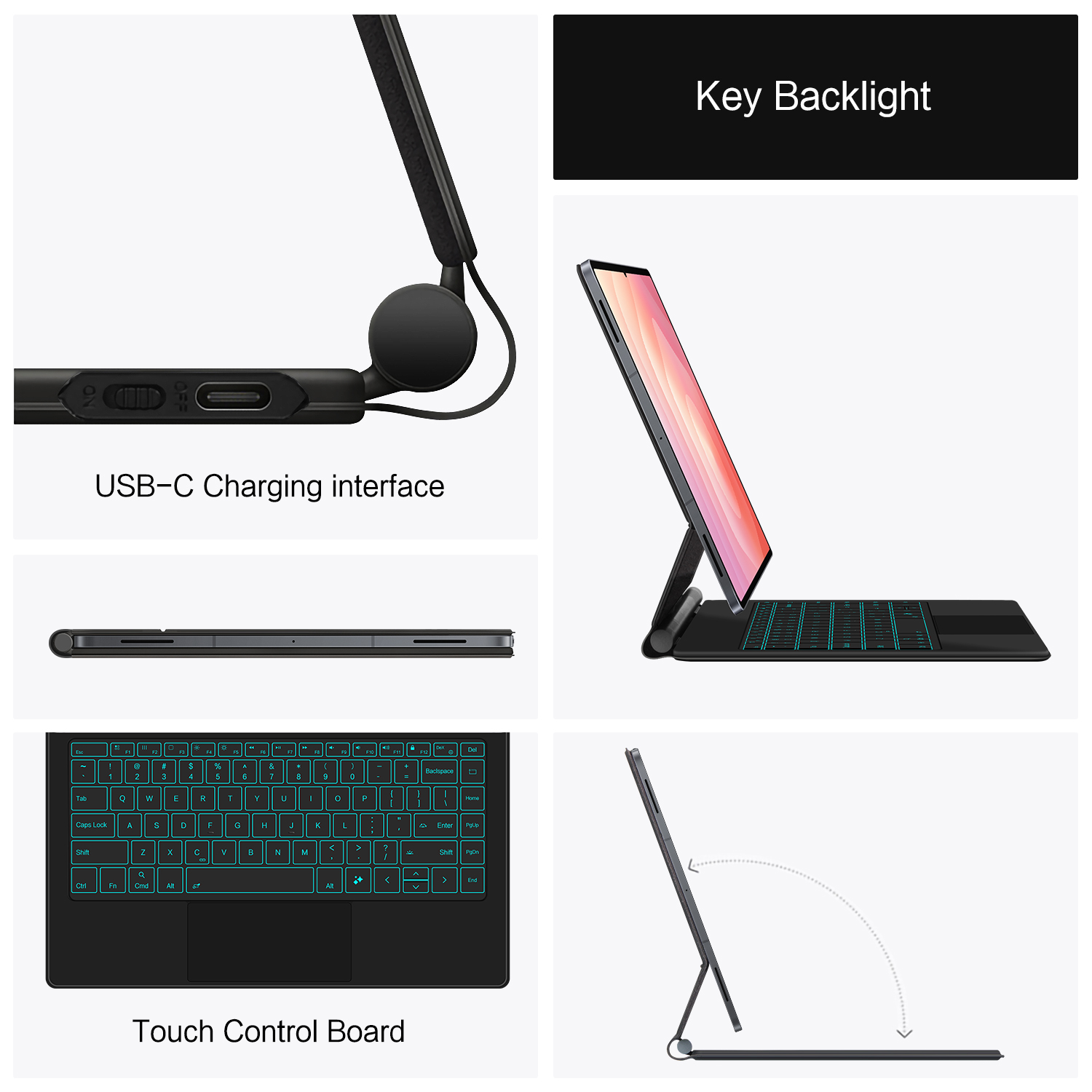 Magic Keyboard Case For Samsun - Samsung Tablet Keyboard Accessories ulasan dan harga