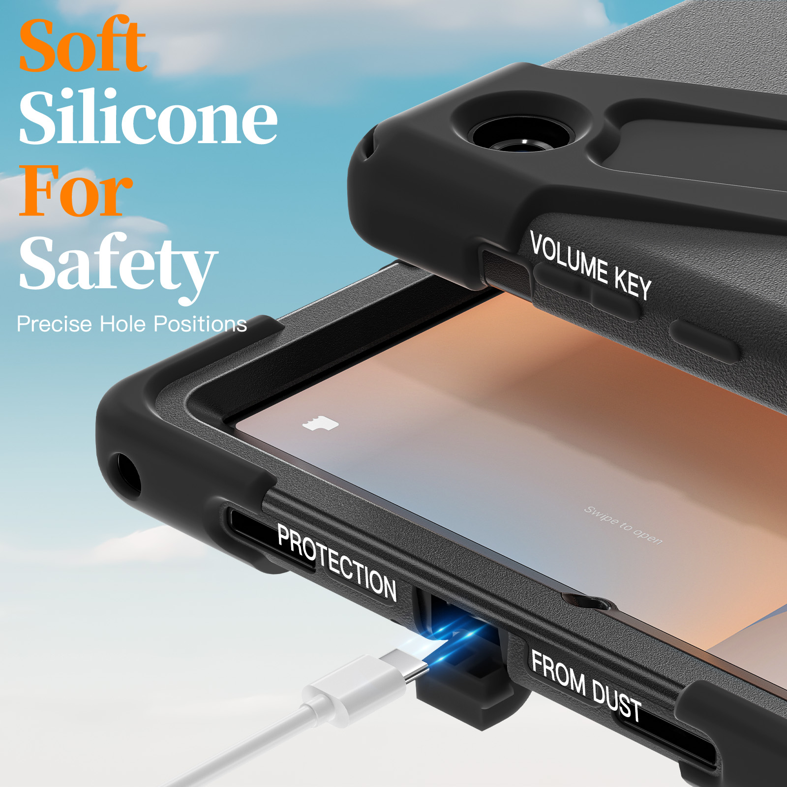 AJIUYU 360° Rotating Rugged Ca - Tablet A9 Accessories ulasan dan harga