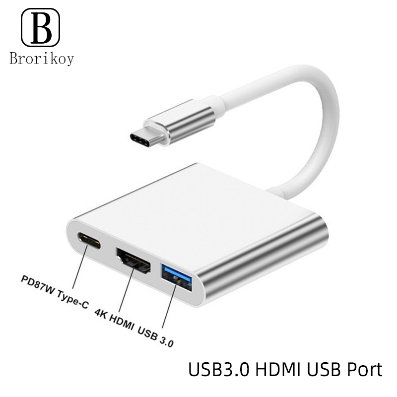 3 in 1 USB Type C Hub to 4K HD - Samsung Tablet With Accessories ulasan dan harga