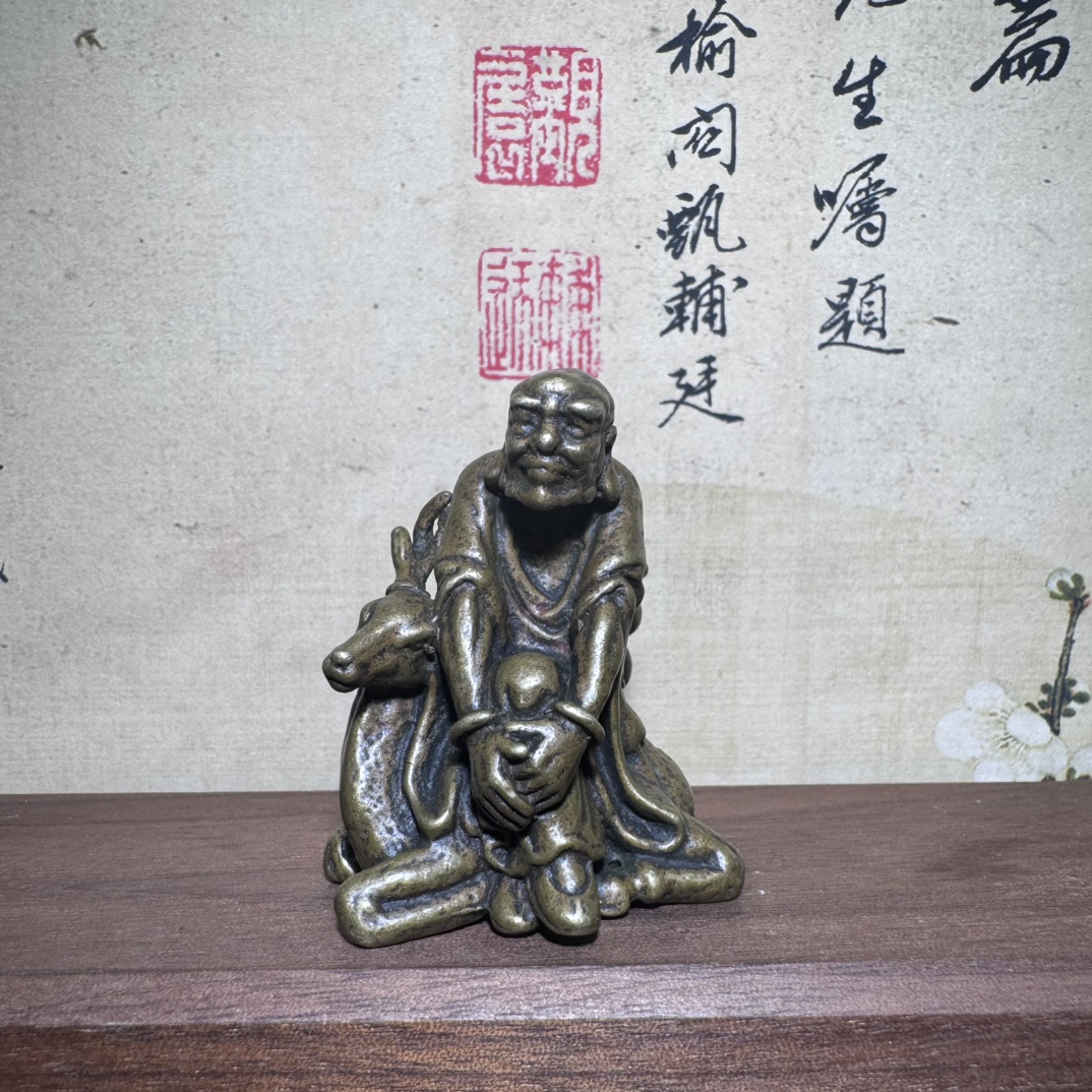 Brass Eighteen Arhats Miniatur - Unique Table Accessories ulasan dan harga