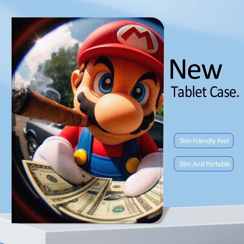 Cartoon M-Marios Art For Samsu - Tablet A9 Accessories ulasan dan harga