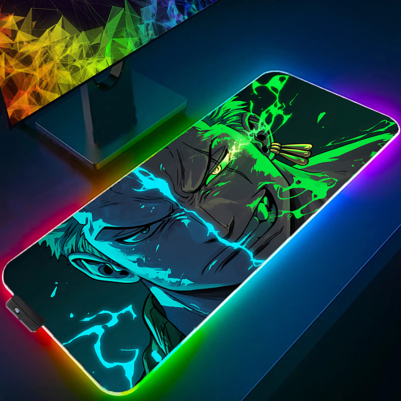ONE PIECE Zoro Mouse Pad RGB G - Tablet Gaming Accessories ulasan dan harga