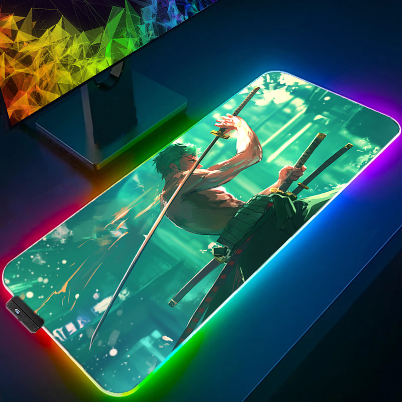 ONE PIECE Zoro Mouse Pad RGB G - Tablet Gaming Accessories ulasan dan harga