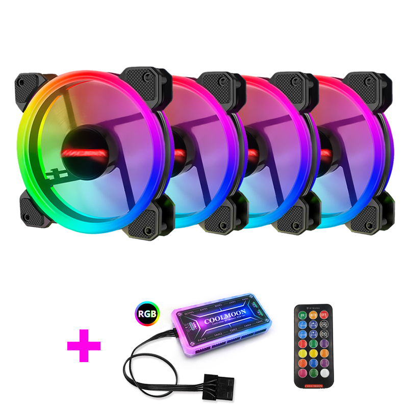 Coolmoon Case Fan PC Cooling R - Tablet With All Accessories ulasan dan harga