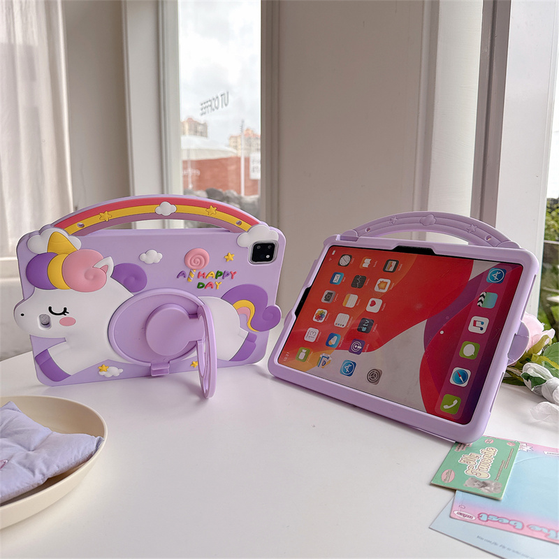Cartoon Unicorn Kids Stand Tab - Tablet A9 Accessories ulasan dan harga