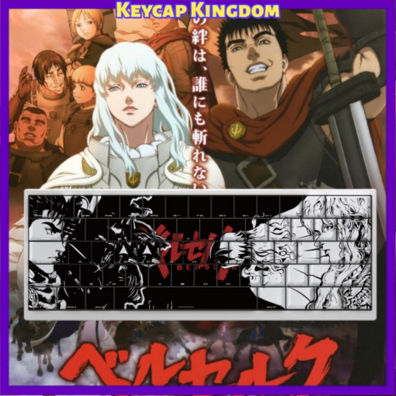 BERSERK Theme Anime Keycap 98  - Tablet Gaming Accessories ulasan dan harga
