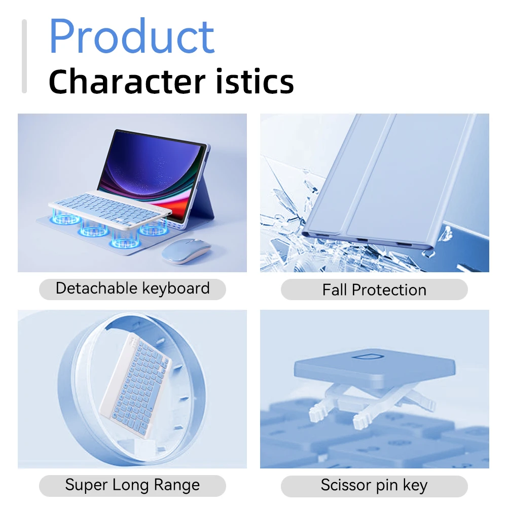 For Samsung Tablet Keyboard Ca - Samsung Tablet Keyboard Accessories ulasan dan harga